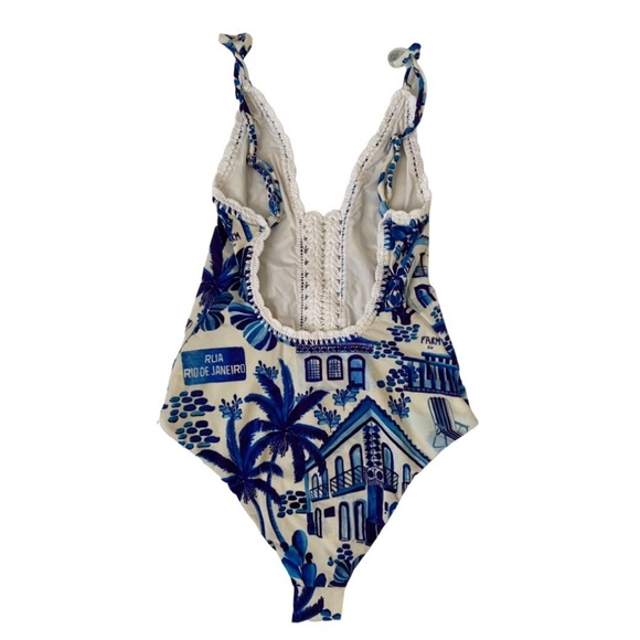 FARM Rio Sweet Rio One Piece Swimsuit SZ Small - Picture 3 of 8